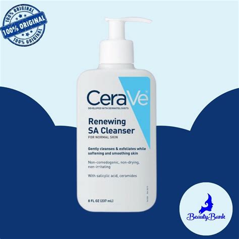 Cerave renewing sa cleanser ingredients. CeraVe Renewing SA Face Cleanser for Normal Cleanser with ...