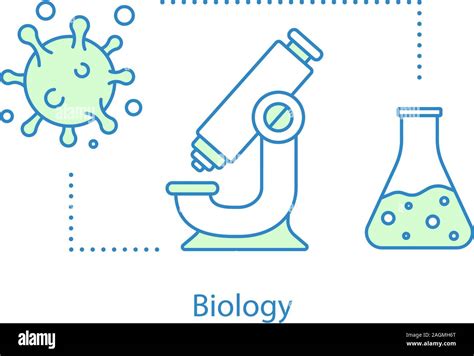 Biology Concept Icon Virology Biological Research Idea Thin Line