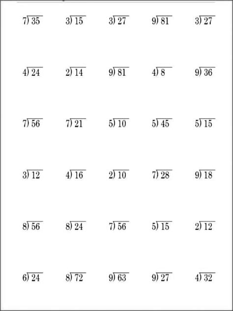 Improve your math knowledge with free questions in division facts for 2, 3, 4, 5, and 10 and thousands of other math skills. 3rd Grade Division Worksheets | Division worksheets, 3rd grade division, Math division