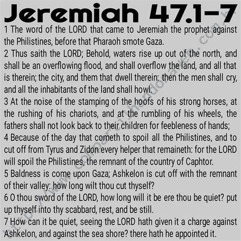 Jeremiah 471 7