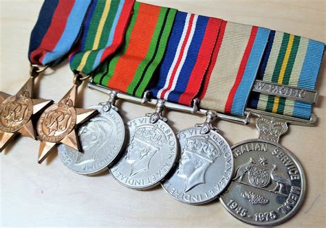 Ww2 Australian Pacific Campaign Medal Group Raaf 89034 Bevan Jb