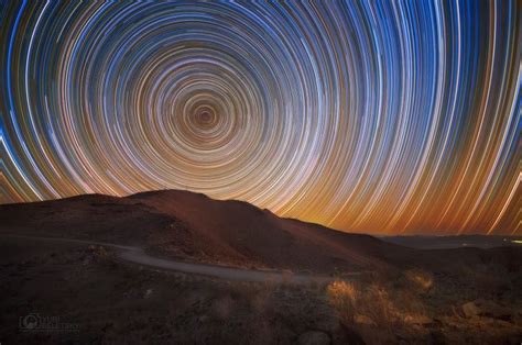 The Photo Above Shows Star Trails Circling The South Celestial Pole As