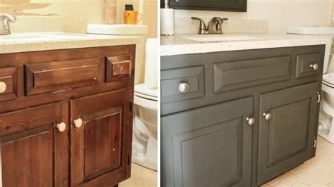 The steps for this easy painting project are to be done only after the surface has been properly prepped for paint. How to Paint a Bathroom Vanity | Angie's List