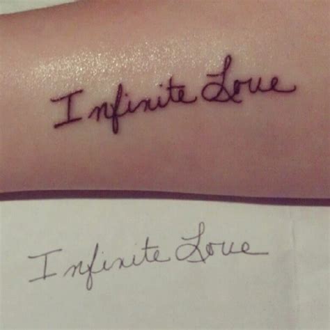 Script font for lengthy tattoos. First tattoo - My late mother's handwriting. : tattoos