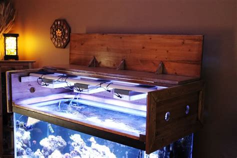 You can prevent evaporation and accidental escapes with a solution for your aquarium size or type. Cliff's canopy build