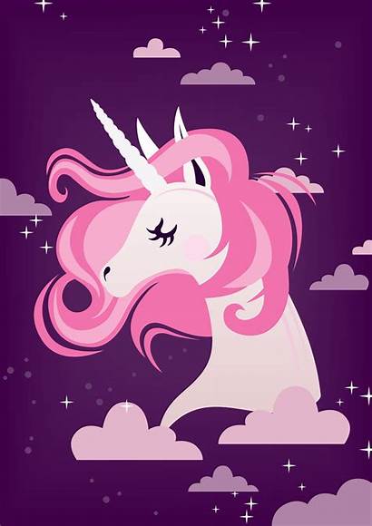 Unicorn Pink Shutterstock Vector Royalty Unicorns Wallpapers