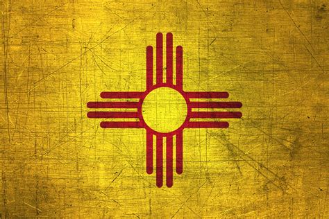 New Mexican Flag Metal Flag Of New Mexico Download It For Free