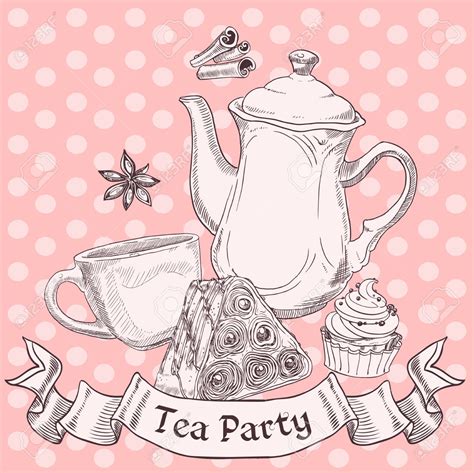 Tea Party Clipart Teatime Clipart Printable Tea Party Vintage My XXX