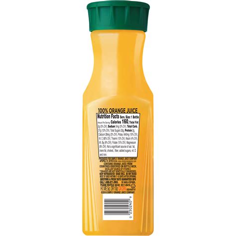 Simply Orange Juice Nutrition Facts | Besto Blog