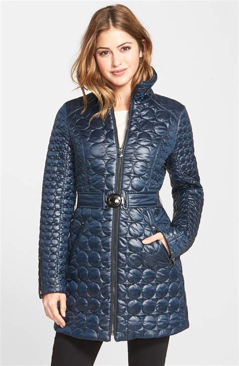 Laundry By Shelli Segal Belted Quilted Coat Nordstrom Quilted Coat