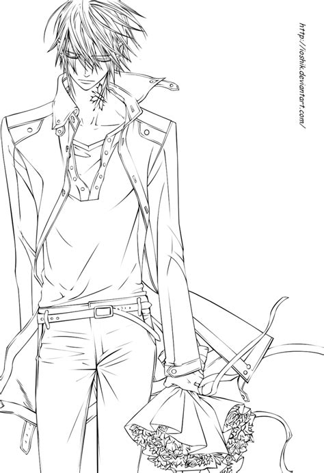 Anime Male Coloring Pages Coloring Pages