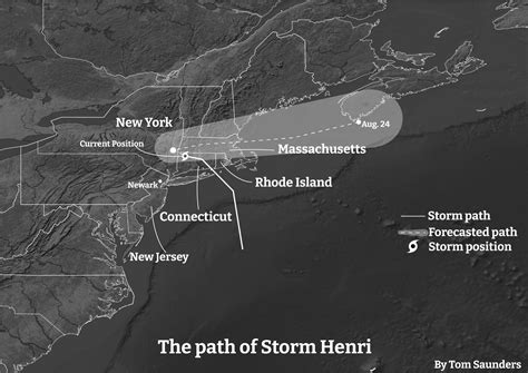 Tropical Storm Henri Path Tracker Map Weather Forecast And Updates As