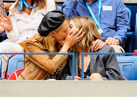 Cara Delevingne And Ashley Benson So Loved Up During Us Open Makeout