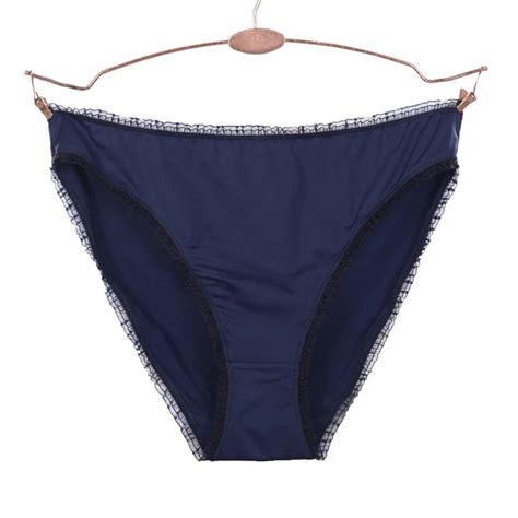 women s smooth brief sexy high cut panties navy blue tanga underwear women in briefs from