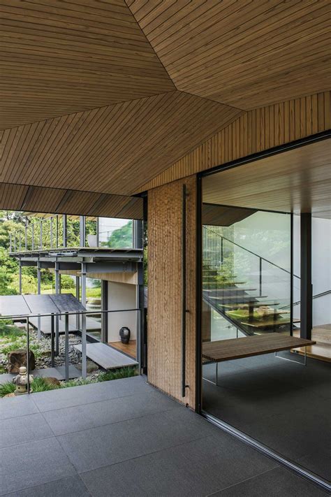 Inside Kengo Kumas Water Cherry Villa On The Japanese Coast — Design