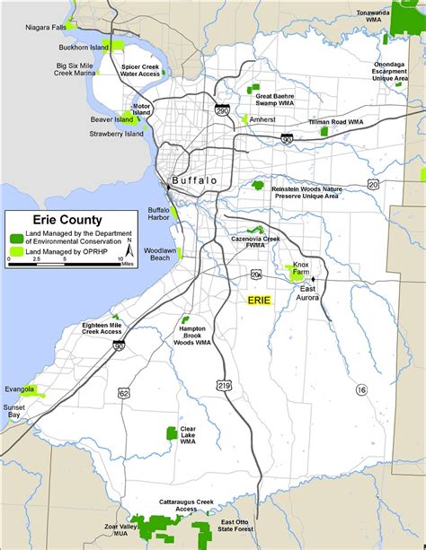 Buffalo Erie County Map