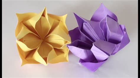 Origami Paper Art How To Make A Origami Flower Faça Você Mesmo A