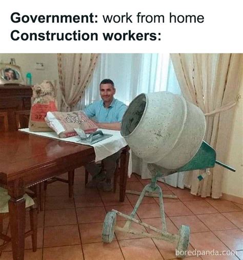 Well, here's my shot at it and a funny cartoon for your entertainment. 33 "Work from Home" Memes to Bring Laughter to your Self-Isolation - Art-Sheep