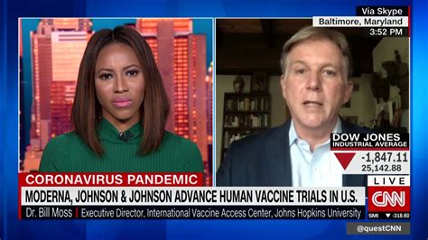 She goes on to discuss the data behind it. Moderna, Johnson & Johnson advance human vaccine trials in ...
