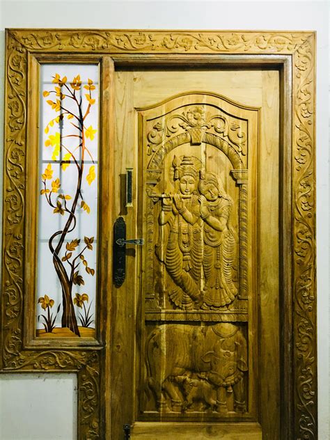 Single Main Door Designs, House Main Door Design, Wooden Front Door