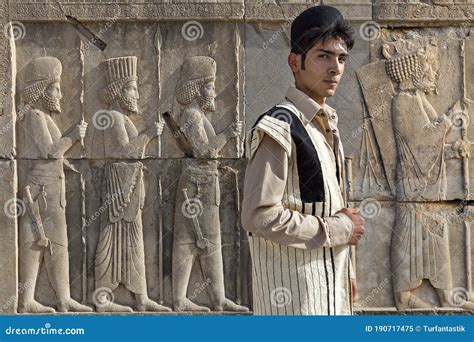 Local Man In Persepolis Iran Editorial Image Image Of Ethnic