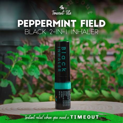 peppermint field black inhaler thailand 2 in 1 shopee philippines