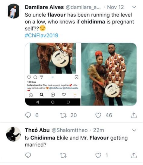 Entertainment Nigerians Congratulate Flavour And Chidinma Over