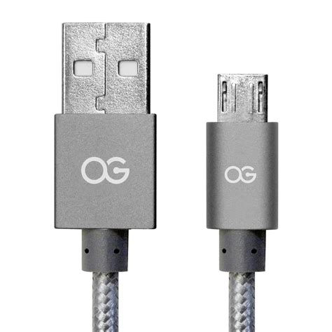 Premium High Speed Usb A To Micro 5pin Synccharging Cable Metallic