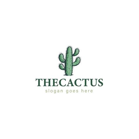 Premium Vector Cactus Vector Logo Design