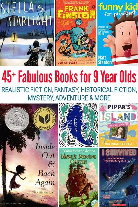 45 Fabulous Books For 9 Year Olds Chapter Books For Fourth Graders