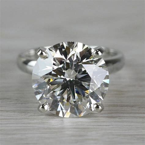 Perfect Paradise Solitaire 5 Carat Diamond Ring