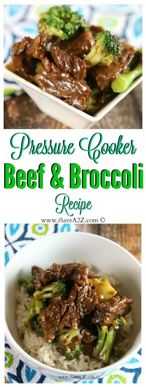 cooker pressure beef broccoli recipe easy isavea2z