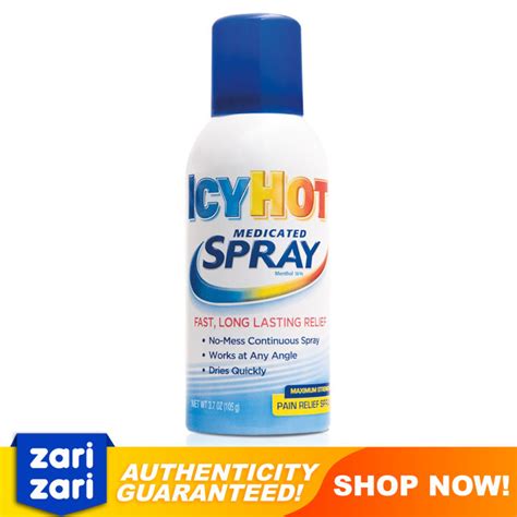 Icy Hot Maximum Strength Medicated Pain Relief Spray 37 Oz Lazada Ph