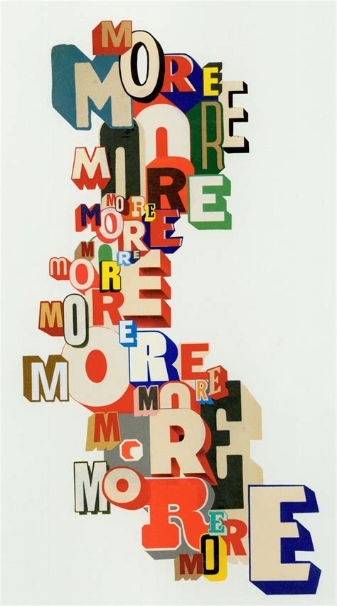 Greg Lamarche Collage Typography Inspiration Collage Design Typography