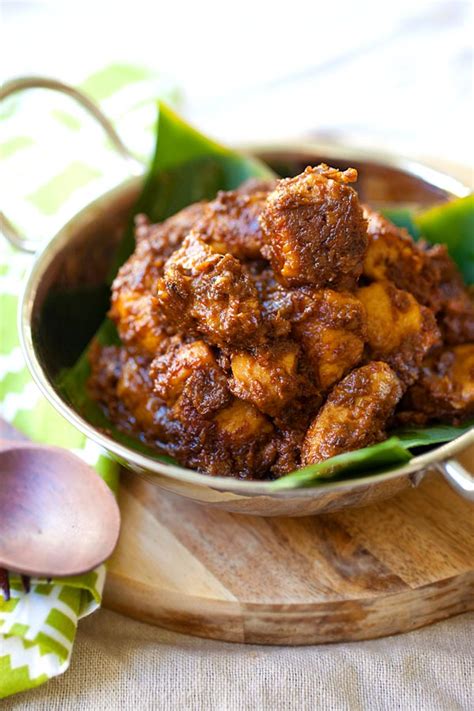 Chicken Rendang The Best And Authentic Recipe Rasa Malaysia
