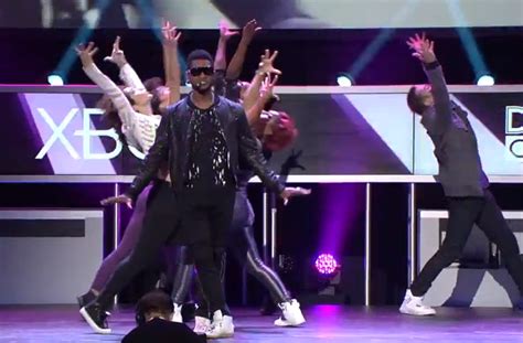 Usher Performs At Microsoft E3 Xbox Dance Central 3 Launch