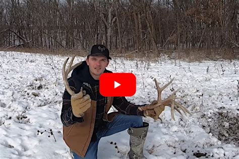 Lucky Shed Hunter Finds 4 Antlers From 3 Different Bucks In A 30 Yard
