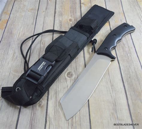 12″ Tac Force Fixed Blade Hunting Knife With Tactical Molle Sheath