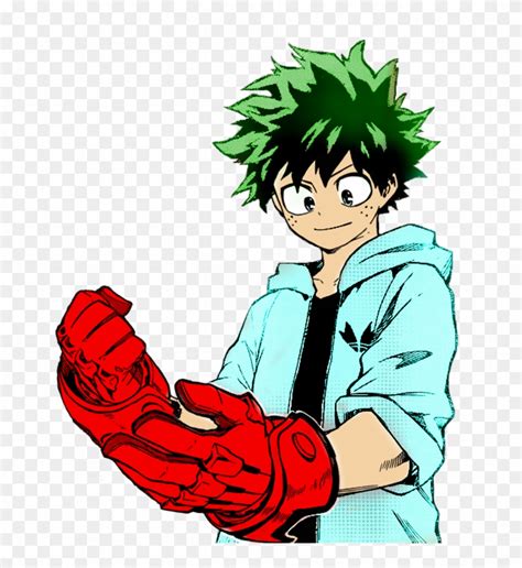 Mangacoloring Sticker My Hero Academia Deku New Gloves Hd Png