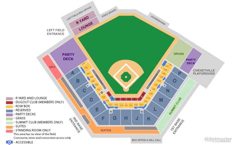 Okc Dodgers Seat Map