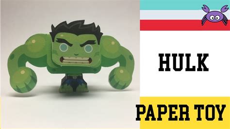 How To Make A Hulk Paper Toy Papercraft Free Template By Gus