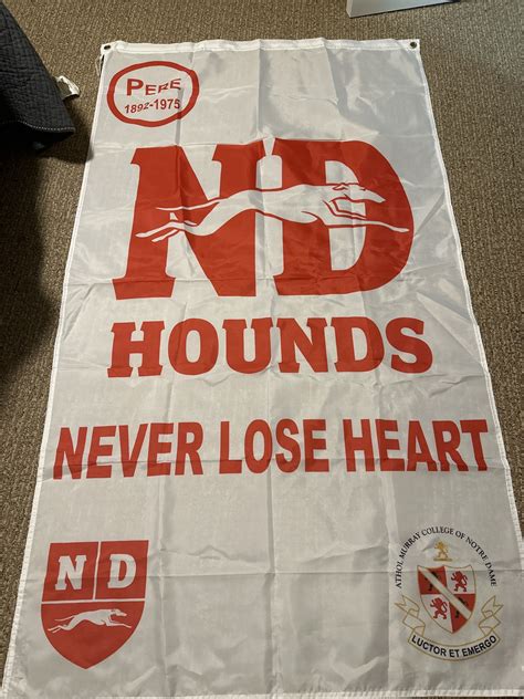 Notre Dame Hounds Flag Sidelineswap