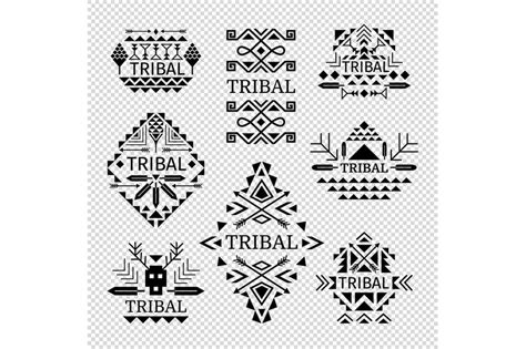 Tribal Logos Set By Smartstartstocker Thehungryjpeg