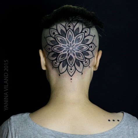Tattoo Uploaded By Minerva Mandala Head Tattoo By Yanina Viland