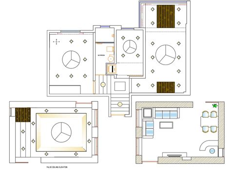 Bedroom House Plan With Ceiling Design Autocad Drawing Cadbull My Xxx