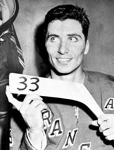 Andy Bathgate New York Rangers Nhl Hockey He Was Also The First