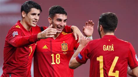 Spain 6 0 Germany Hosts Reach Finals In Sensational Style Uefa Nations League