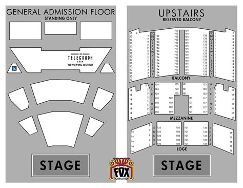 Fox Theatre Atlanta Seating Map Brokeasshome Com