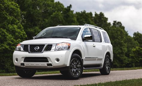 Price details, trims, and specs overview, interior features, exterior design, mpg and mileage capacity, dimensions. Nissan Armada Platinum 2015 - amazing photo gallery, some ...