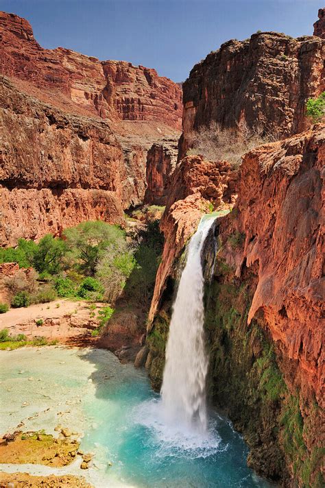 Wasserfall Havasu Fall Havasu Supai Bild Kaufen 70398953